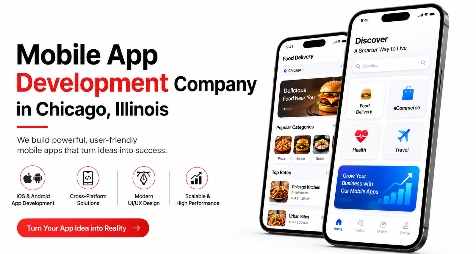 Mobile App Development Company in Chicago, Illinois